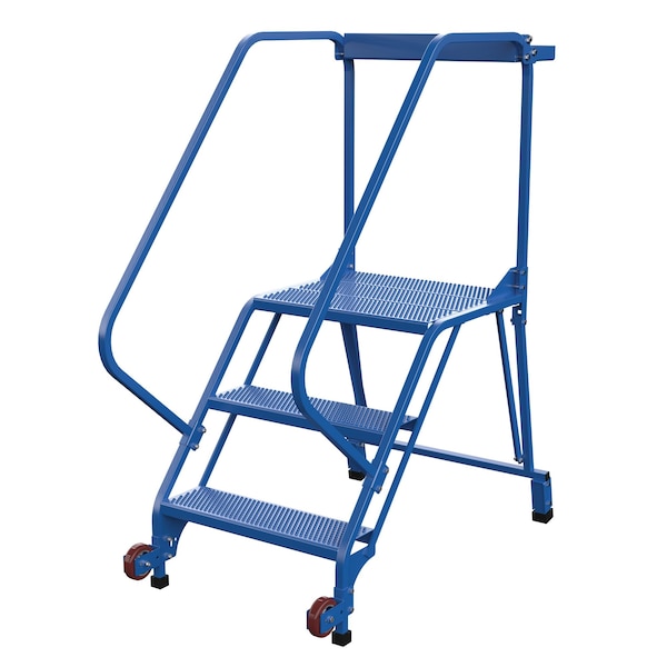 60 H Steel Tip N Roll Straddle, Perf, 3 Step, 50 deg., 3 Steps